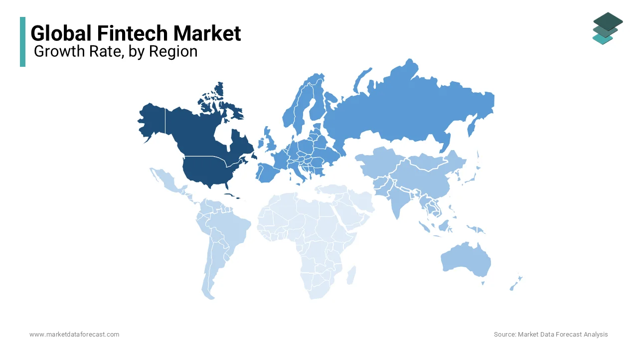 North America leads global fintech market with 34.3% share in 2024